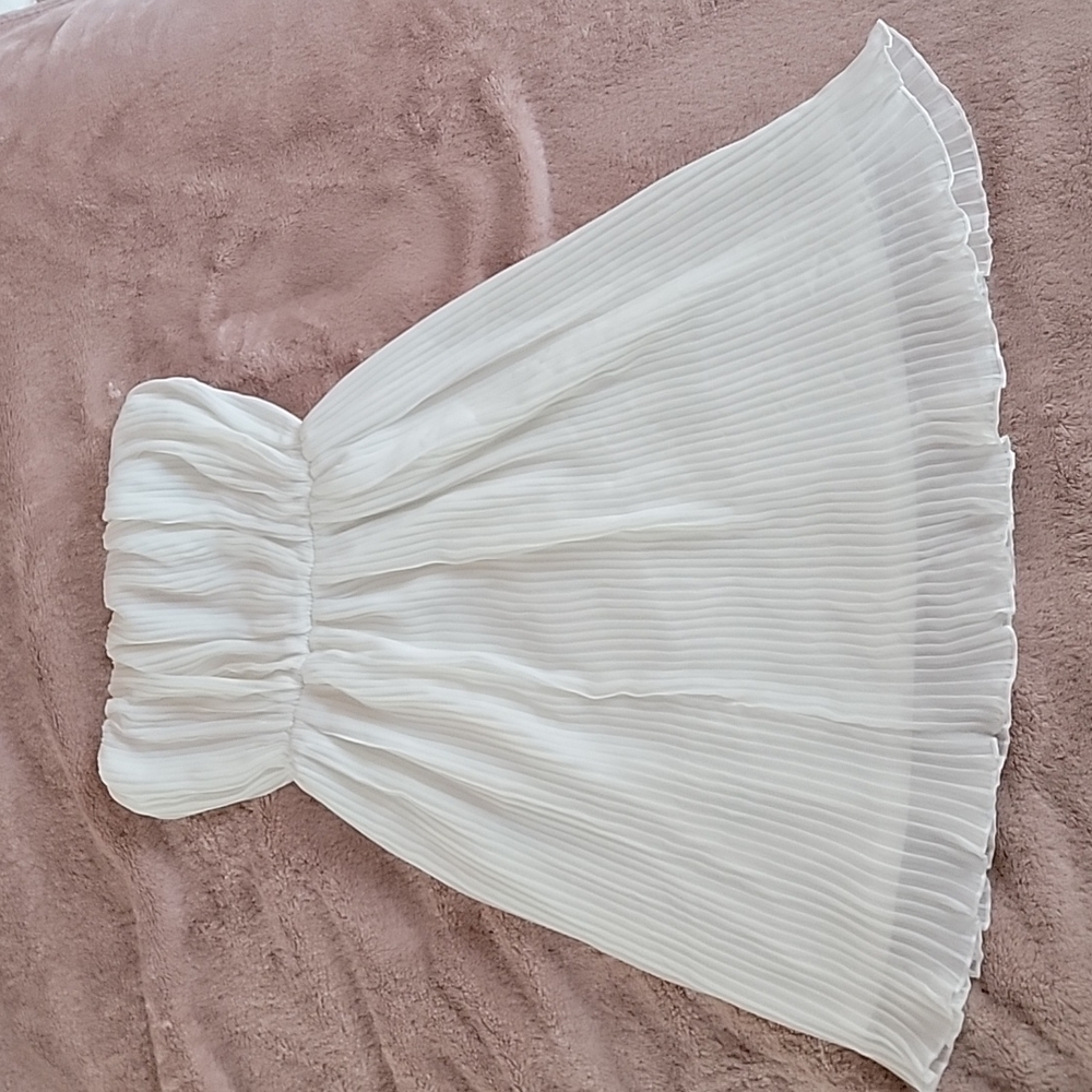 MA*RS White Tube Top Dress
